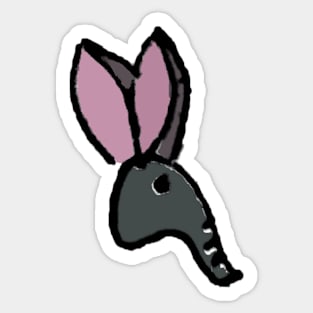 An Aardvark, Named Artie Sticker